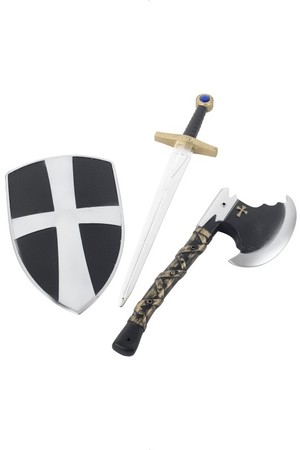 Комплект брадва, меч и щит #SMF31350
