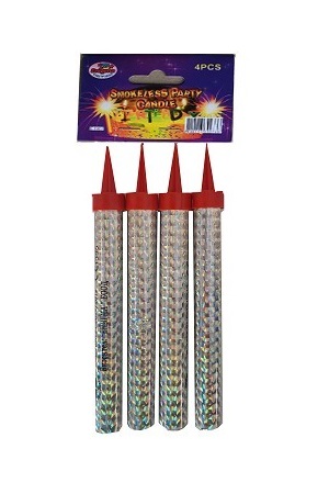 Фонтани за торта, сребърни, 12 см #E1902A