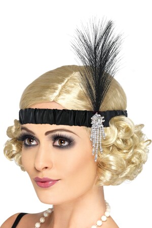 Лента за глава Кабаре-черна с едно перо, Куку МагЪзин