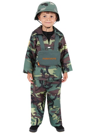 Детски костюм Военен #SMF38662