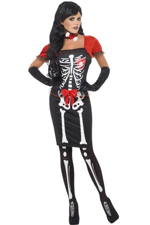 Дамски костюм Скелет #SMF23139
