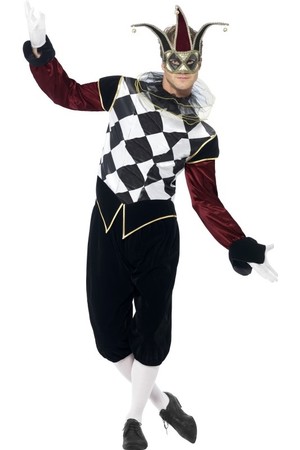 Мъжки костюм Венециански Арлекин #SMF43653