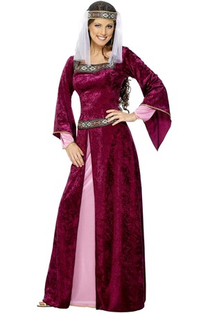Дамски костюм Средновековна девойка Марион, Куку МагЪзин