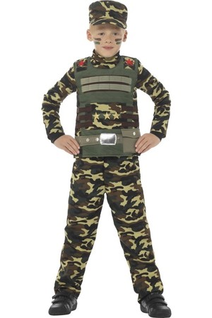 Детски костюм Военен #SMF48209
