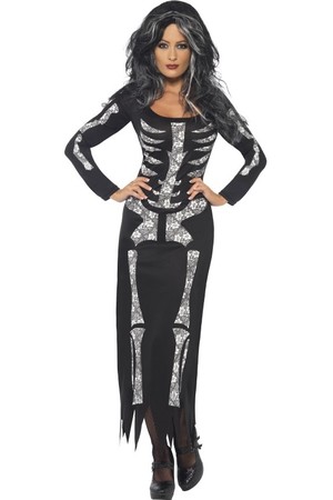 Дамски костюм Скелет #SMF38873
