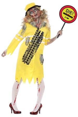 Дамски костюм Момиче с близалка-Зомби #SMF38689
