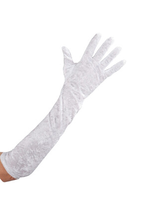 Ръкавици бели дълги-плюш, Куку МагЪзин