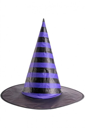 Шапка на вещица - с лилави райета, Куку МагЪзин