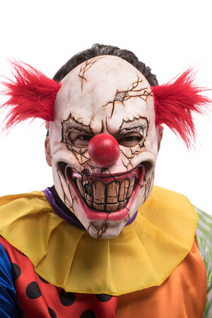 Маска Клоун с напукан ефект #I01359