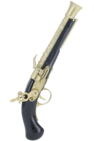 Пиратски пистолет-златен с черно, Куку МагЪзин
