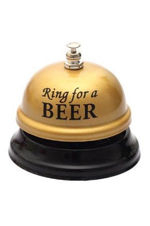 Звънец Ring for а Beer - златен, Куку МагЪзин