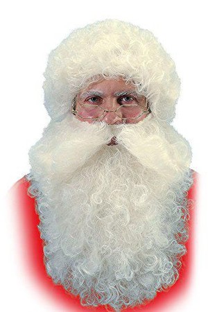Перука с брада Дядо Коледа #I02364