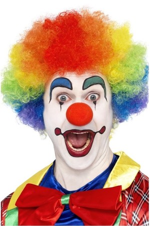 Перука Клоун, многоцветна #SMF42088
