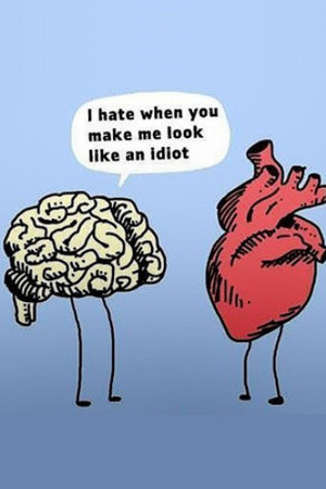 Anti Valentine's Day - Brain vs Heart