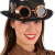 Шапка Цилиндър Steampunk с очила #I03916